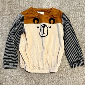 Little Sleepies Arctic Cinched Panel Crewneck Bear Long Sleeve Shirt